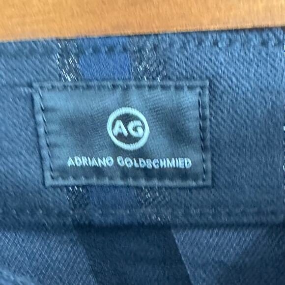 ADRIANO GOLDSCHMIED FARRAH HIGH RISE‎ SKINNY ANKLE JEANS METALLIC STRIPE SIZE 24 - Picture 8 of 15